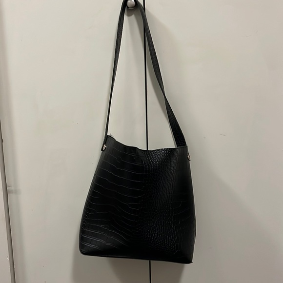 Faux Leather Crocodile Tote Bag - Picture 2 of 6